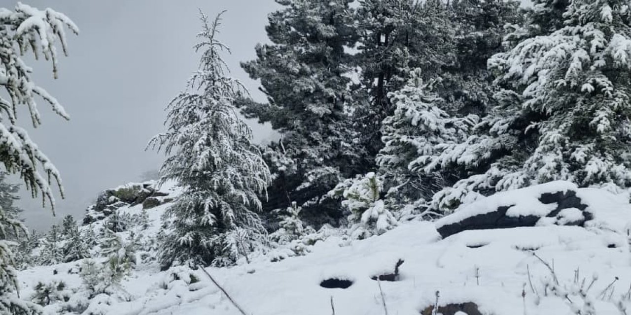 Muğla’ya mevsimin ilk karı yağdı