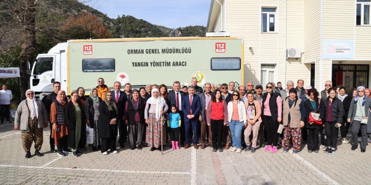 Orman yangınlarına karşı köylerde seferberlik