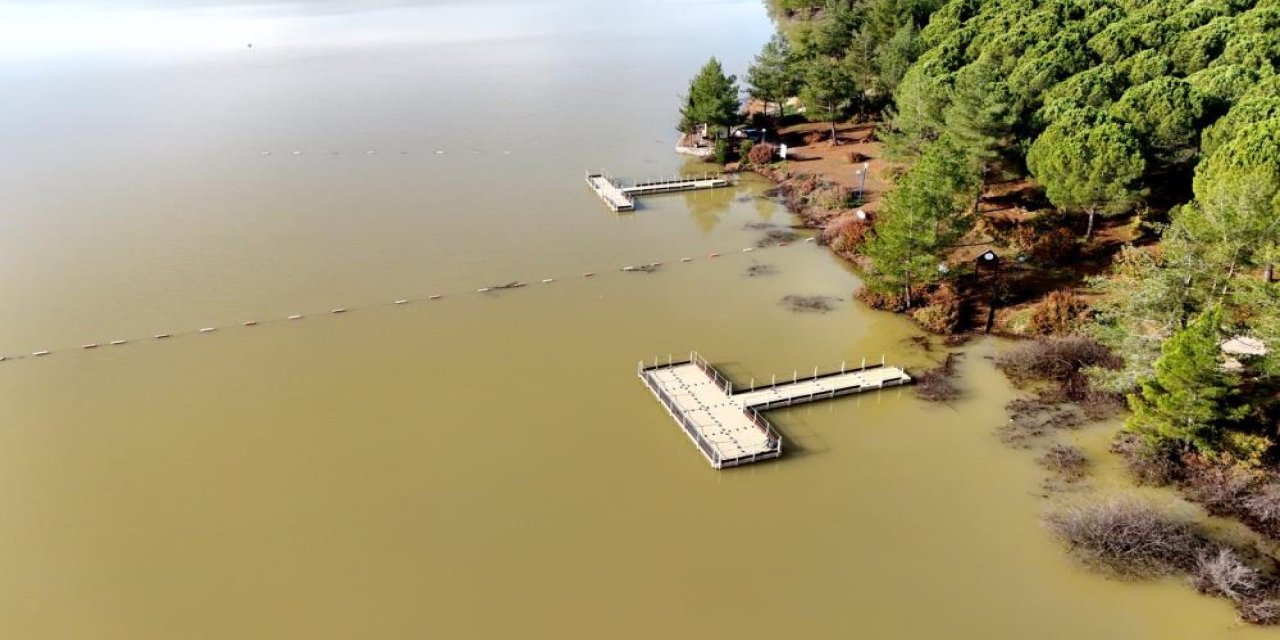 Ula Göleti suya kavuştu