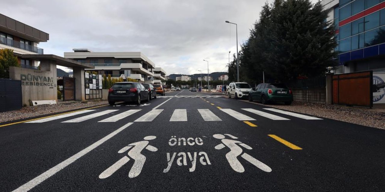 Büyükşehir Kolejler Bölgesi’nde yol yapım çalışmalarını tamamladı