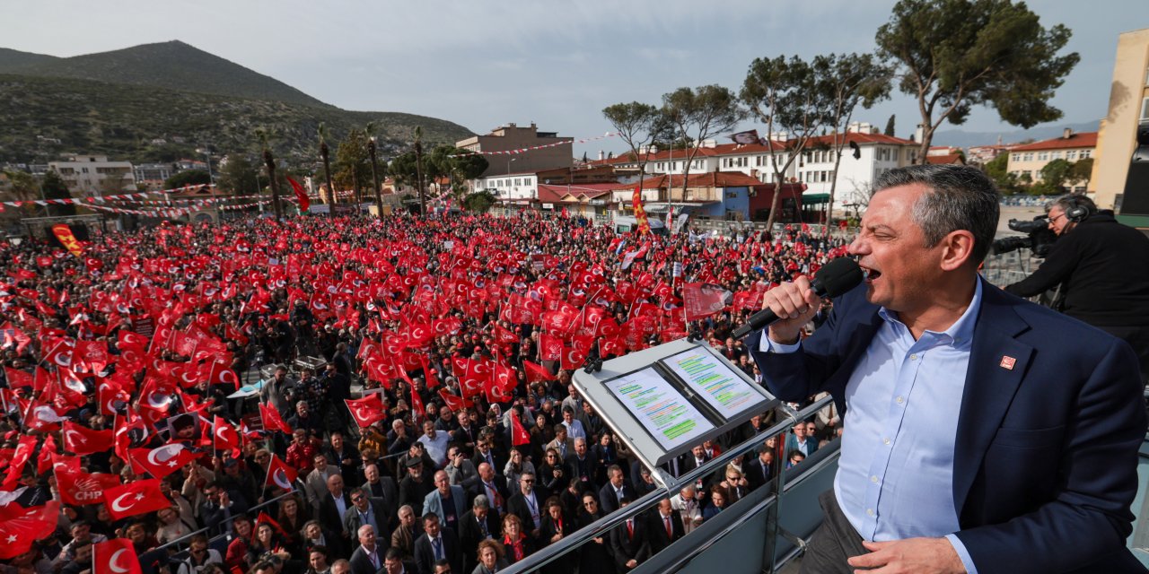 CHP GENEL BAŞKANI ÖZEL: "EGELİLER HEM KENDİ EVLATLARINA HEM GENEL BAŞKANLARINA SAHİP ÇIKTI"