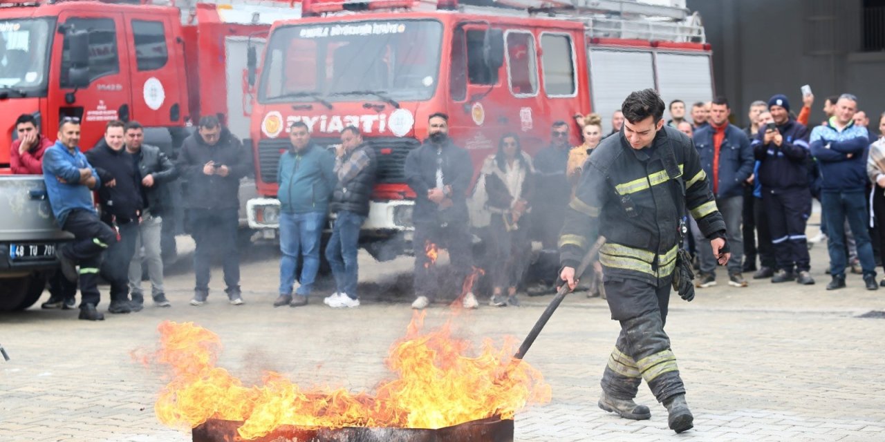 BODRUM'DA YANGIN GÜVENLİĞİ BİLİNCİ ARTIRILIYOR