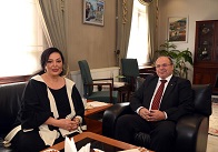 Sinemanın Sultanı Vali Çiçek’i ziyaret etti