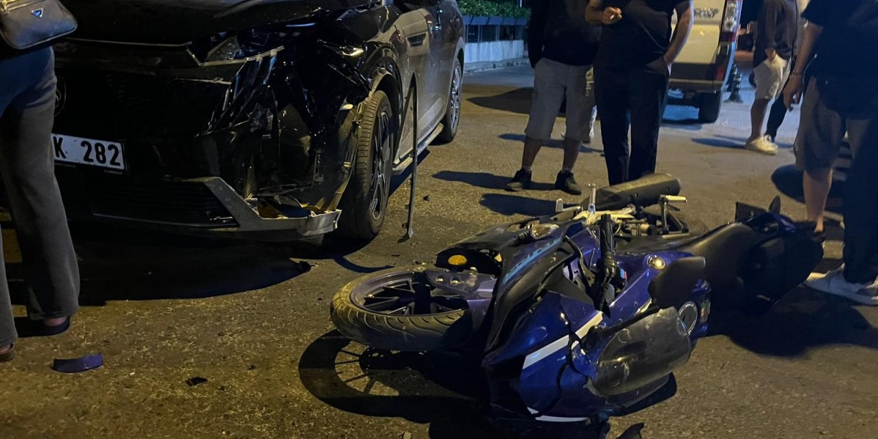 Menteşe’de ters yönden çıkan otomobil kazaya neden oldu
