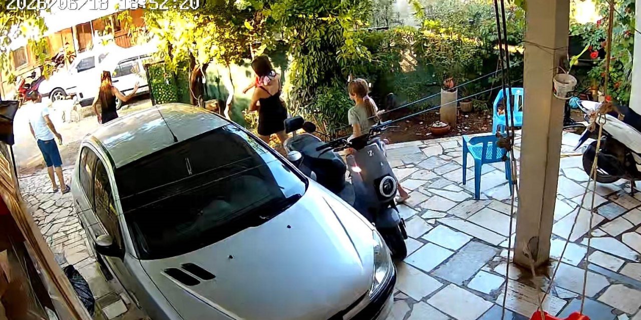 FETHİYE'DEKİ KOMŞU DEHŞETİ KAMERADA