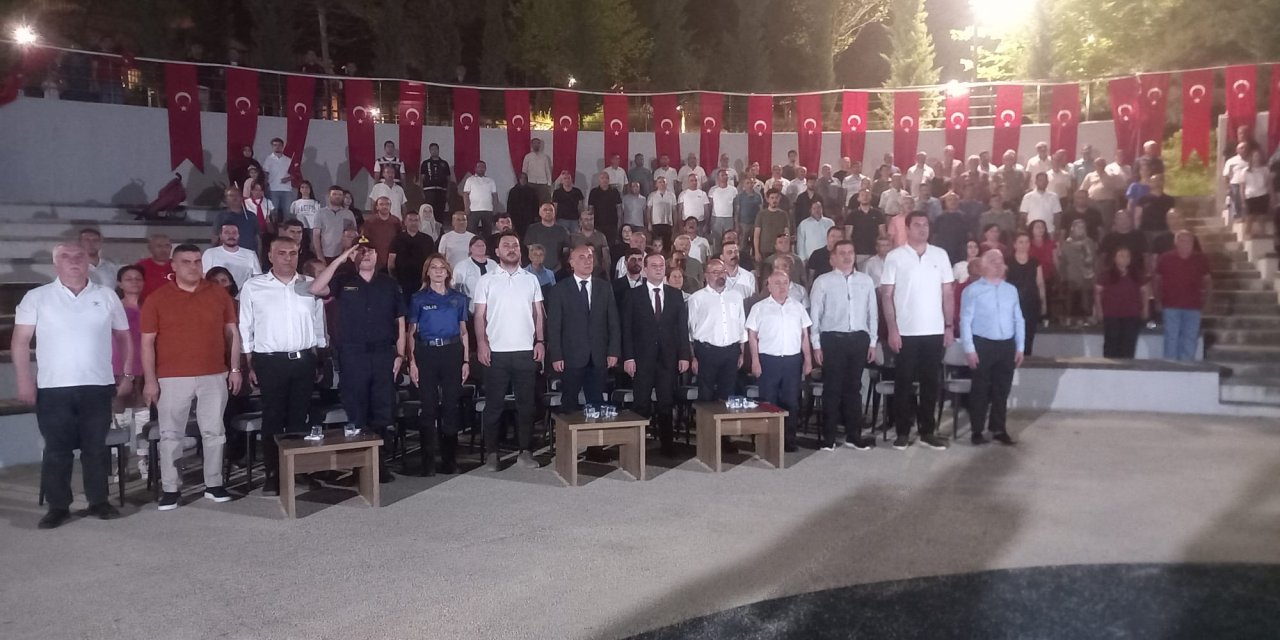 15 TEMMUZ YATAĞANDA ANILDI