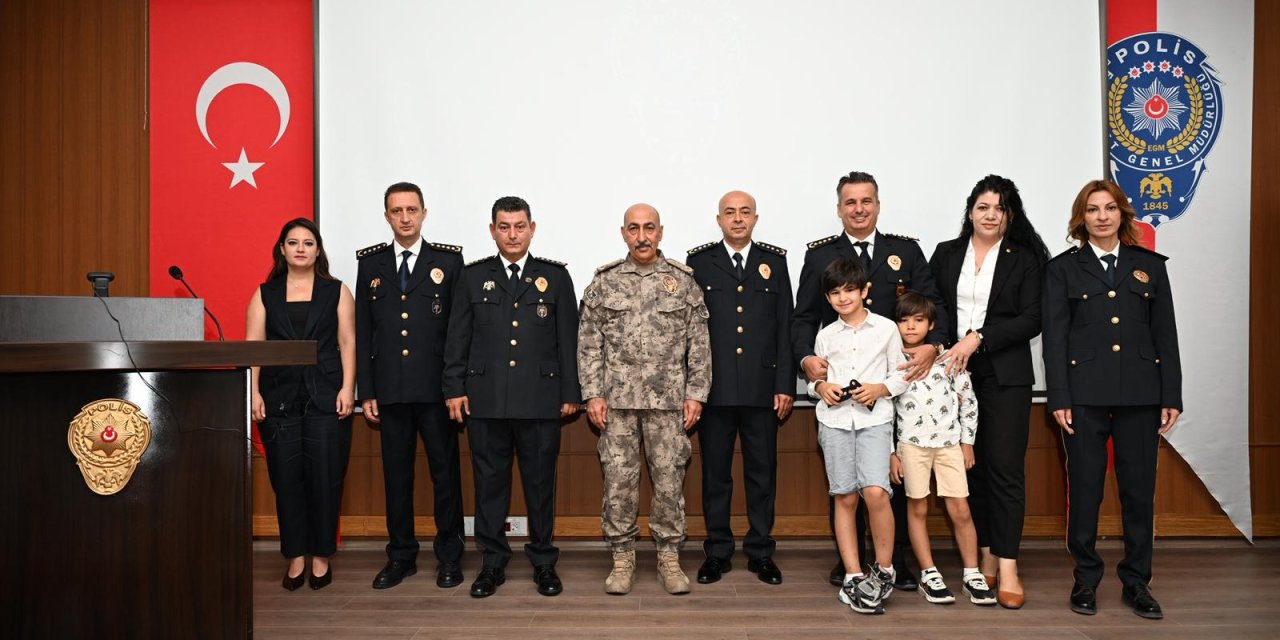 MUĞLA EMNİYET MÜDÜRLÜĞÜ’NDE RÜTBE TERFİ TÖRENİ
