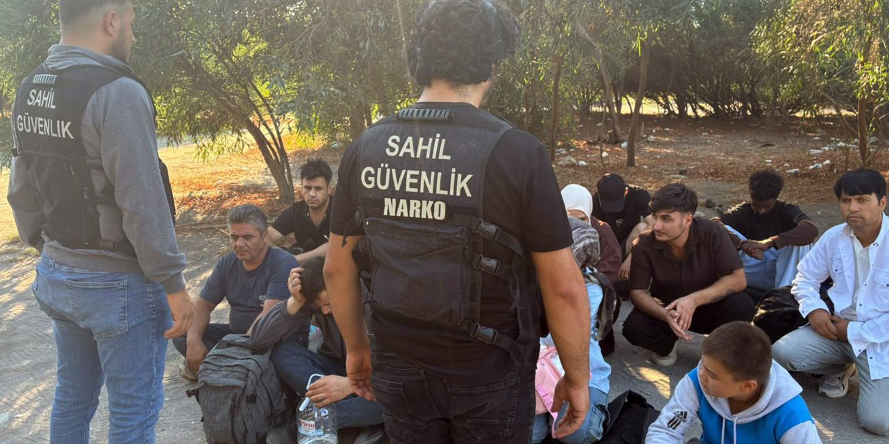 DALAMAN’DA 18 DÜZENSİZ GÖÇMEN YAKALANDI