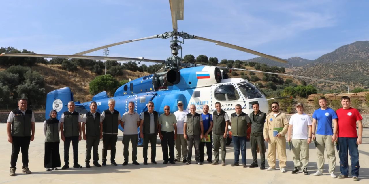 MUĞLA’DA YANGINLA MÜCADELE EDEN HAVA EKİPLERİNE TEŞEKKÜR BELGESİ