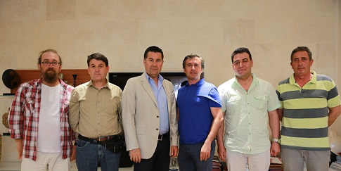 Yelkencilerden Başkan Kocadon’a ziyaret