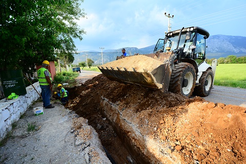 Ortaköy’e ilave şebeke hattı