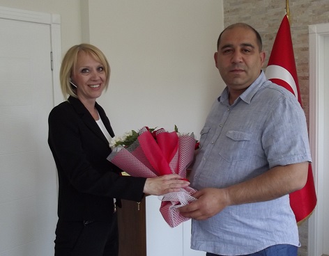 Demirelli’den Kaymakam Özkan’a ziyaret
