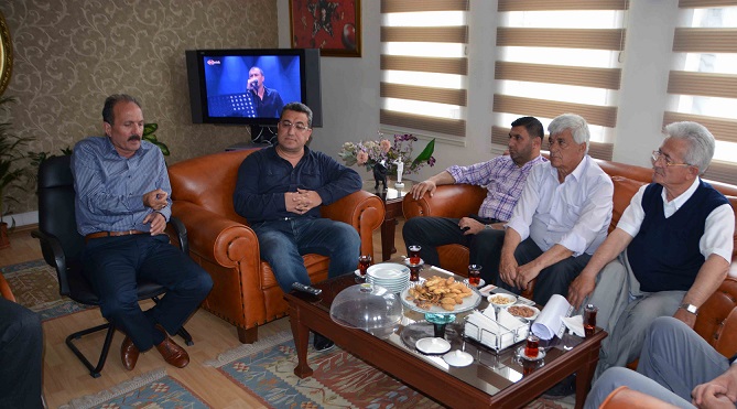 DP'den ilk ziyaret Başkan Saatcı’ya