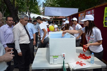 Öğrenciler icatlarını sergiledi