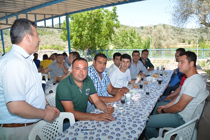 Tesis çalışanları yaza “Merhaba” dedi 
