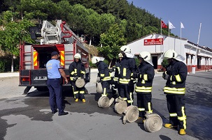 Büyükşehir İtfaiyesi’nin eğitimleri sürüyor