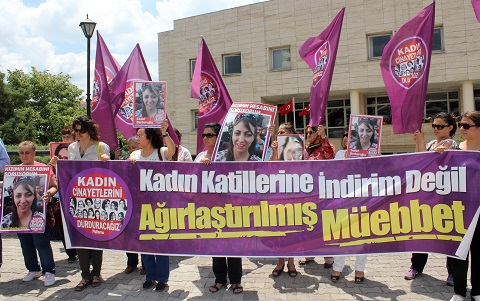 Kadınlar adalet istedi