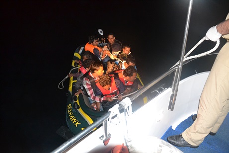 Ege’de 705 göçmen yakalandı