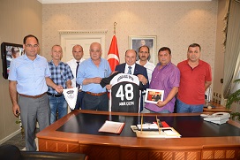 Ortaca Belediyespor Yöneticilerinden Vali’yi ziyaret