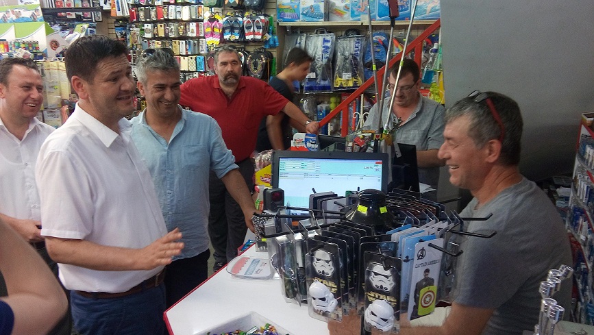 Kökten, esnafların sorunlarını dinledi