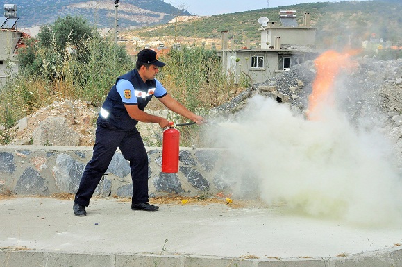 İtfaiyecilere Doğalgaz Yangın Eğitimi