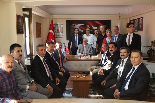 MHP adayları TÜRKAV’ı ziyaret etti