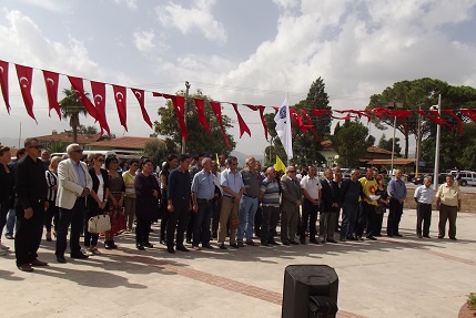 Kanlı saldırı Yatağan’da protesto edildi
