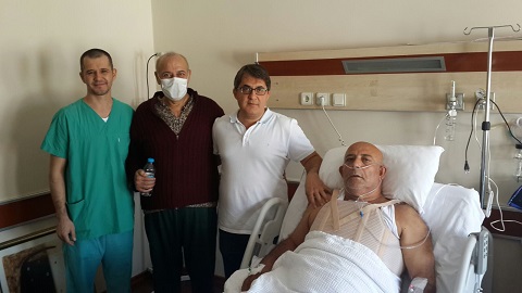 Kardeşler peş peşe by-pass oldu