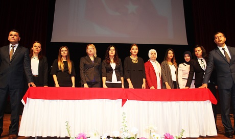 STAJYER ÖĞRETMENLER YEMİN ETTİ