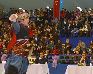 Halk Oyunları İl Birinciliği yarışması yapıldı