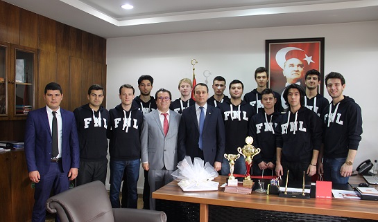 Kaymakam Arslan, şampiyonları ağırladı