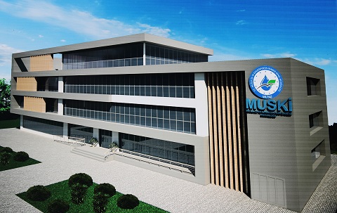 MUSKİ binasının temeli atıldı