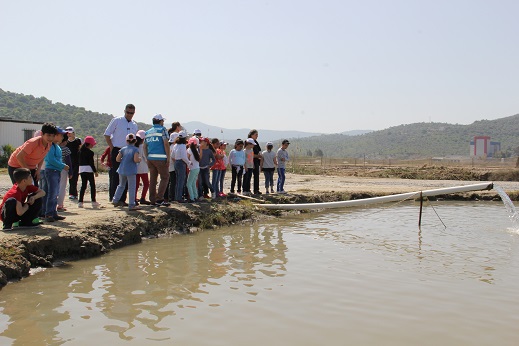 Öğrencilere Balıkçılık Eğitimi verildi.