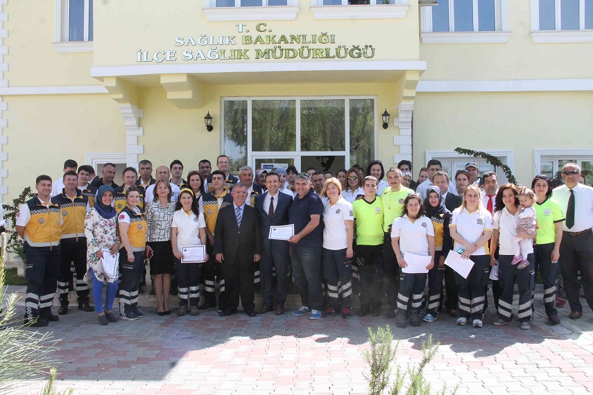 112 Acil Personeline teşekkür
