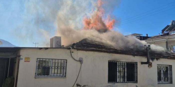 Fethiye'de ev yangını