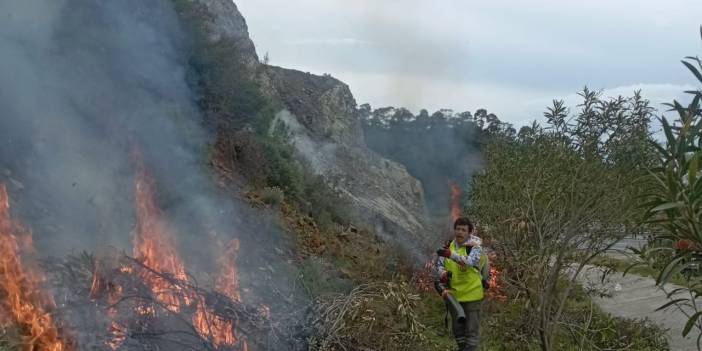 Marmaris'te yangın sezonu öncesi temizlik çalışmaları sürüyor