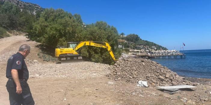 Sahile beton dökümüne 150 bin TL ceza
