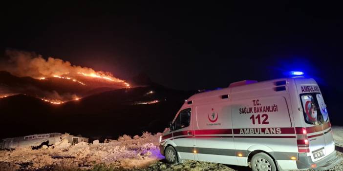 BODRUM'DA YANGIN KONTROL ALTINA ALINDI